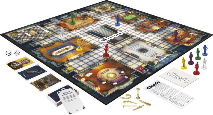 Produktbild Hasbro Gaming Cluedo Brettspiel, neu gestaltetes Cluedo für 2–6 Spieler, Detektivspiel, Familienspiel für Kinder u (Italienisch)