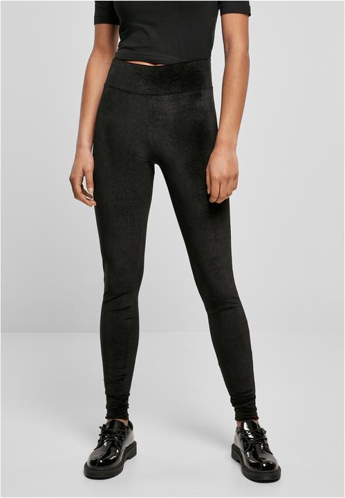 Urban Classics Ladies High Waist Velvet Leggings
