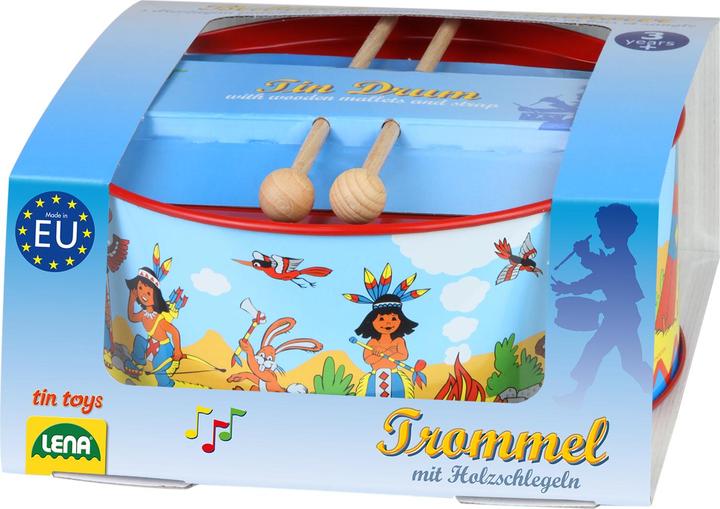 Productafbeelding Bolz Tinnen trommel indianen (Duits)