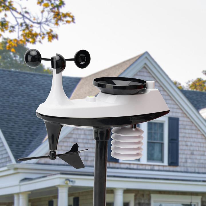 Actual product image Casativo Professional wireless weather station with 5in1 outdoor sensor, XL colour display