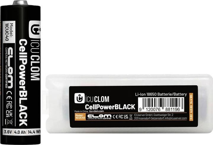 Produktbild ICUserver ICU CellPower Schwarz Spezial-Akku NiMH 4000 mAh 1.2 V 1 St. (1 Stk., 4000 mAh)