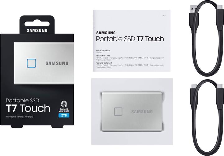 Actual product image Samsung Portable T7 Touch (2000 GB)