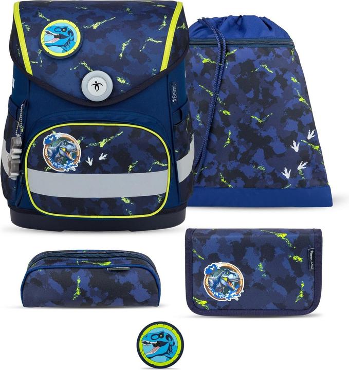 Produktbild Belmil COMPACT Schulrucksack-Set T-rex (19 l)