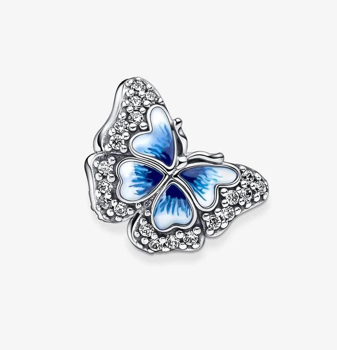 Actual product image Pandora Charm blue butterfly (Enamel)