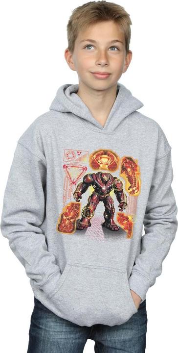 Produktbild Avengers Infinity War Hulkbuster Blueprint Kapuzenpullover Jungen (140, 146)