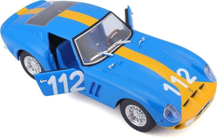 Actual product image Bburago Ferrari Racing kit 250 GTO 1/24 blue