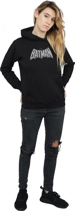Produktbild Batman Retro Crackle Logo Kapuzenpullover (L)