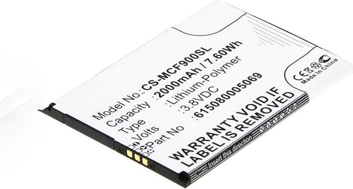 Actual product image AGI Battery compatible with Mobistel Cynus F9 - Battery - 2.000 mAh
