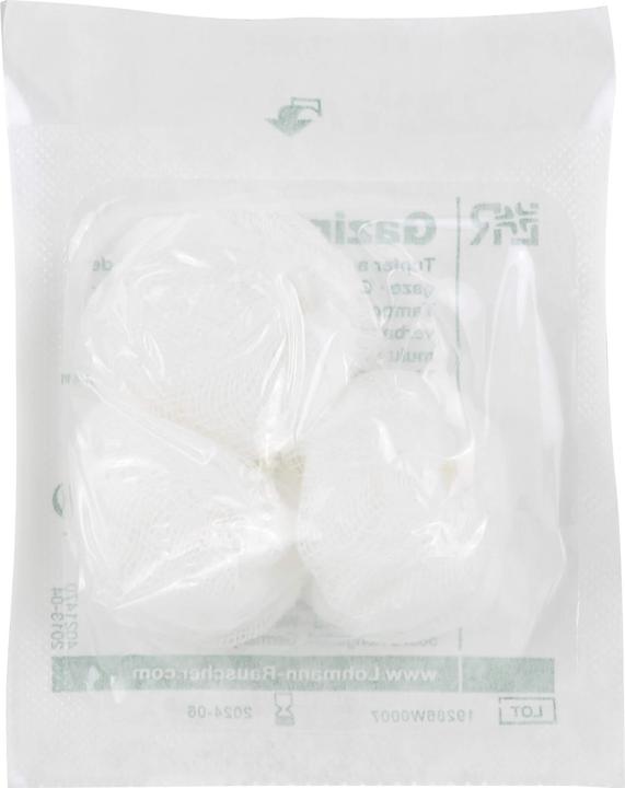 Produktbild Lohmann & Rauscher Gazin Tupfer pflaumengross steril Gr. 3 20fd., 30X3 St TUP