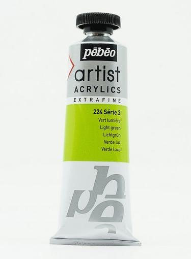 Image du produit Pebeo Artist Acrylics Acrylique extra fine (Vert clair, 37 ml)