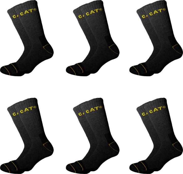 Produktbild Cat Work Socks grey 6P (6er Pack, 43 - 46)