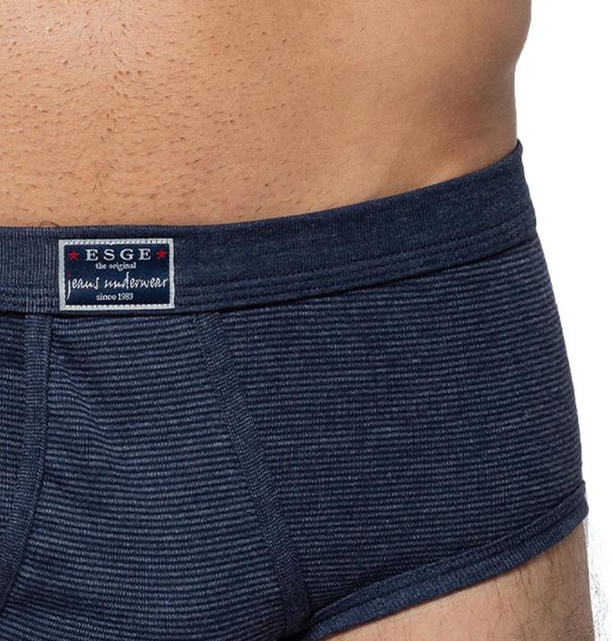 Produktbild ESGE 3er Pack - Feinripp Jeans Slip mit Eingriff (L, 3er Pack)