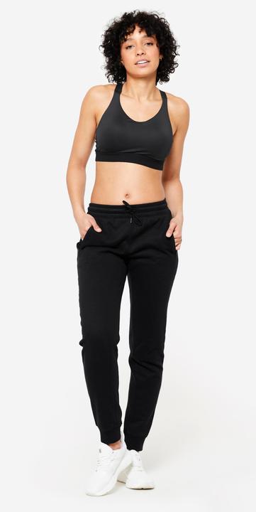Image du produit Domyos Pantalon de jogging femme Slim - noir (W26/L30)