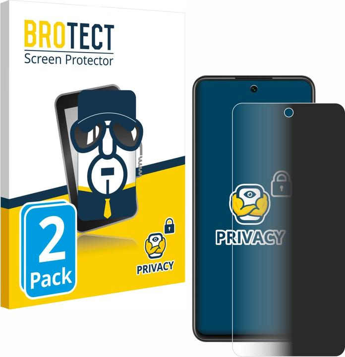 Produktbild BROTECT Sichtschutzfolie Anti-Spy Privacy Folie Blaulicht-Schutz (2 Stück, Huawei P Smart (2021))