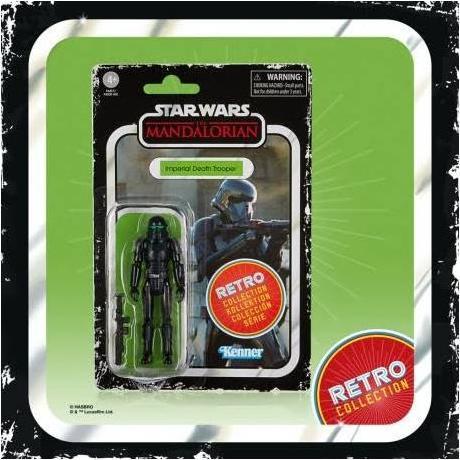 Immagine prodotto Hasbro Retro Collection Imperial Death Trooper alto 9,5 cm Star Wars: The Mandalorian Actio...