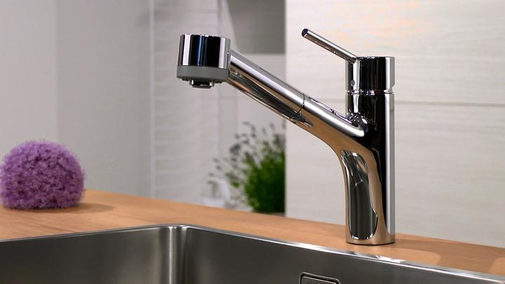 Immagine prodotto hansgrohe Miscelatore monocomando da cucina Talis M52 170, doccia estraibile, 2 tipi di getto