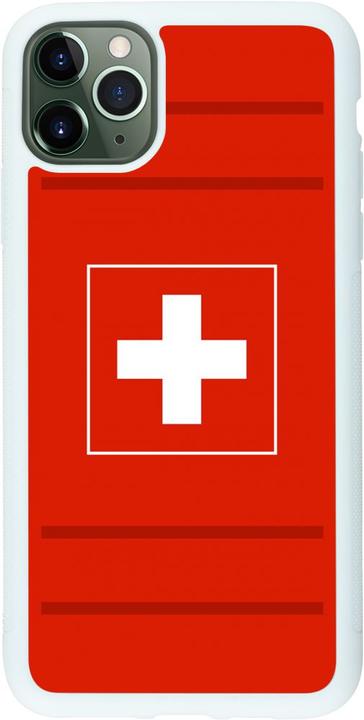 Produktbild PhoneLook Hülle Silikon weiss Euro 2020 Switzerland (Apple iPhone 11 Pro Max)