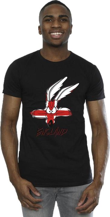 Immagine prodotto Looney Tunes Coyote England Face Maglietta Uomo (S)