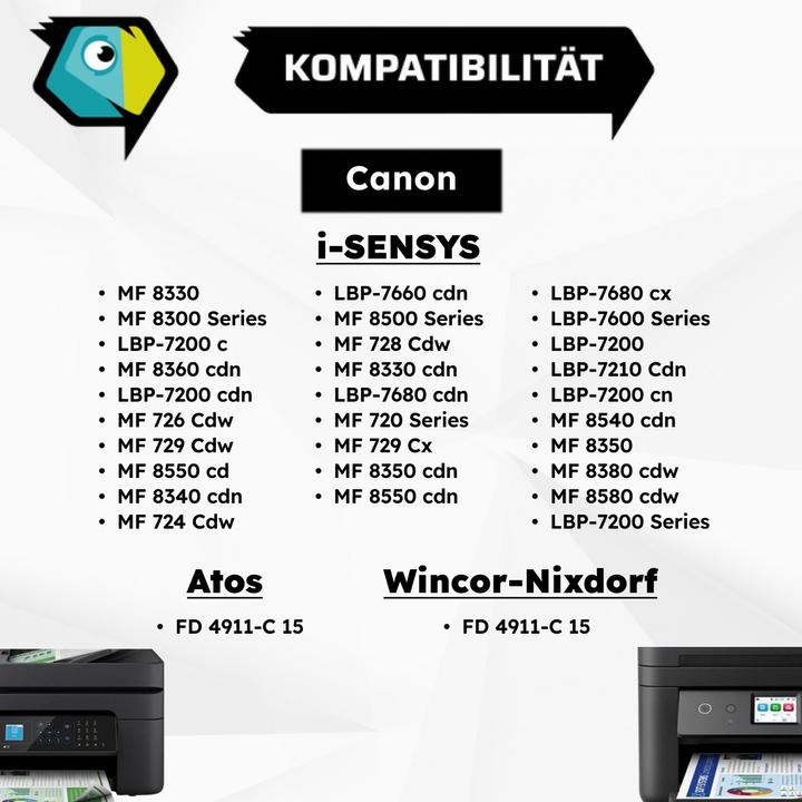 Actual product image Inkadoo Toner compatible with Canon 2662B002 / 718BK toner, black Black (FC)