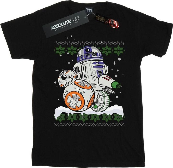 Immagine prodotto Star Wars The Rise Of Skywalker Rolling This Christmas Maglietta Ragazzi (152, 158)
