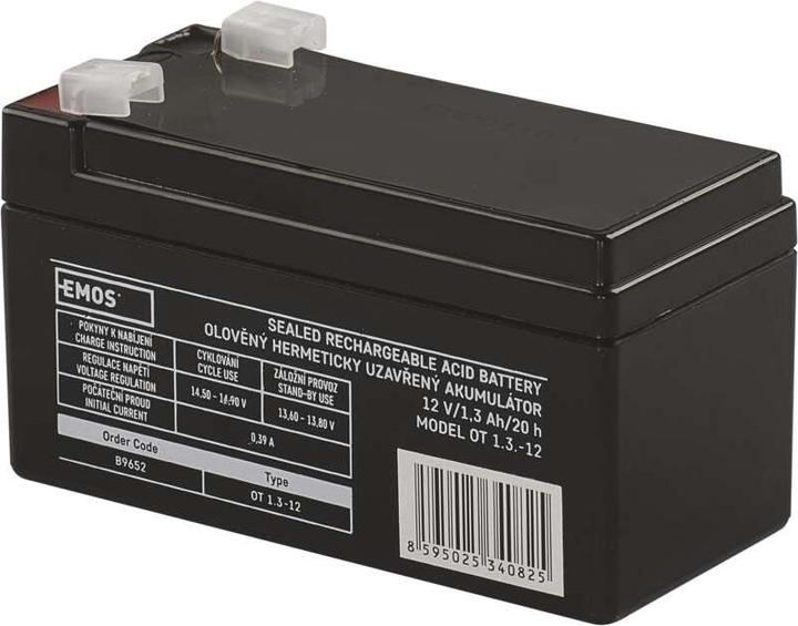 Emos Wartungsfreier Blei-Akku 12 V/1,3 (1 pcs., Device specific, 1300 mAh)