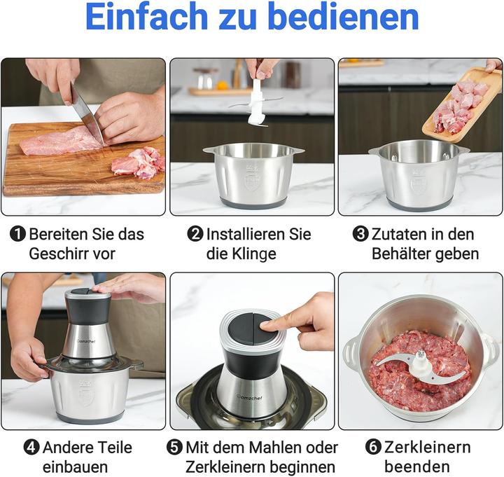 Produktbild Amzchef ‎J18-2L Elektrischer Fleischwolf