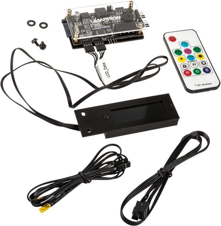 Produktbild Lamptron TC20 PCI RGB fan and LED controller - black (1 Lüfter)