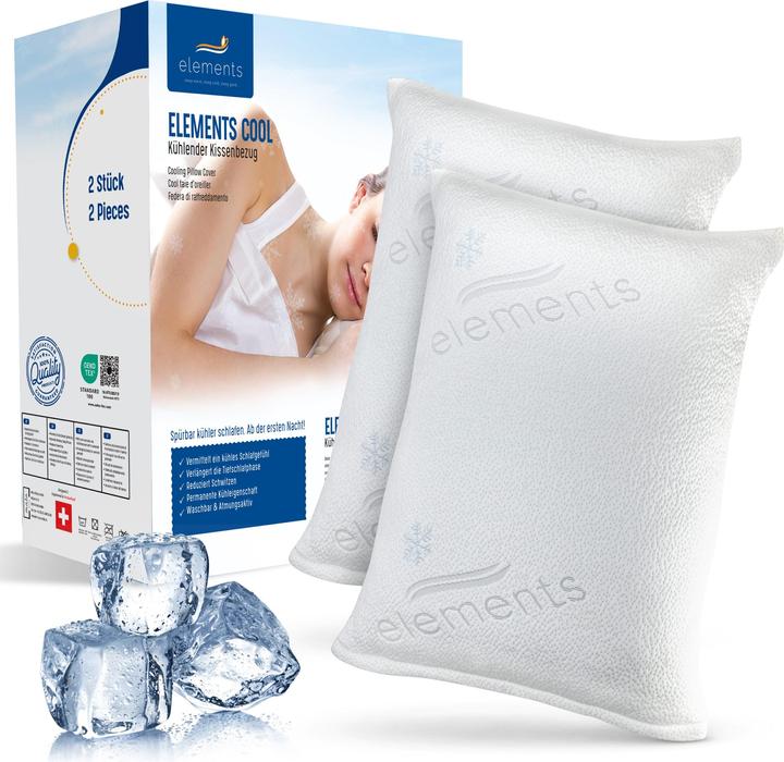 Produktbild Mara Vital Kühlender Kissenbezug 2er Set (Duvetbezug, 65 x 100 cm)