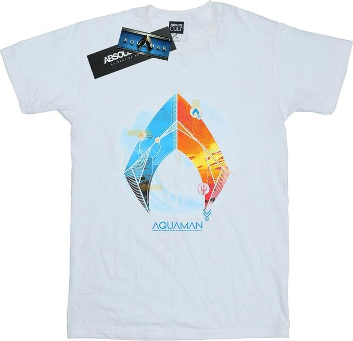 Aquaman Tropical Logo Baumwolle Boyfriend TShirt