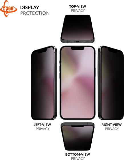 Actual product image Eiger Mountain Glass Black Edge (1 Piece, Apple iPhone 16e)