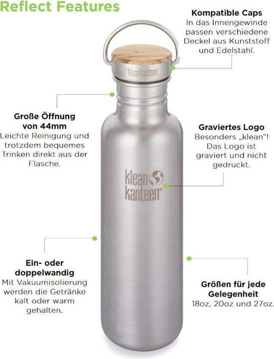Immagine prodotto Klean Kanteen Reflect (0.80 l)
