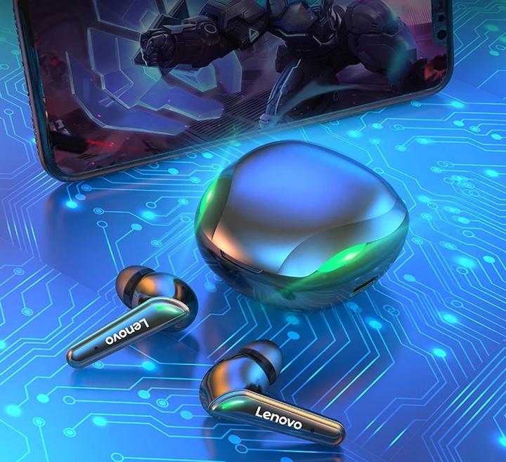 Actual product image Lenovo XT92 TWS earphones (Black) (ANC, 8 h, Wireless)