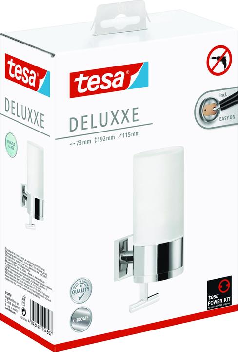 Actual product image tesa DELUXXE soap dispenser incl. adhesive solution without drilling