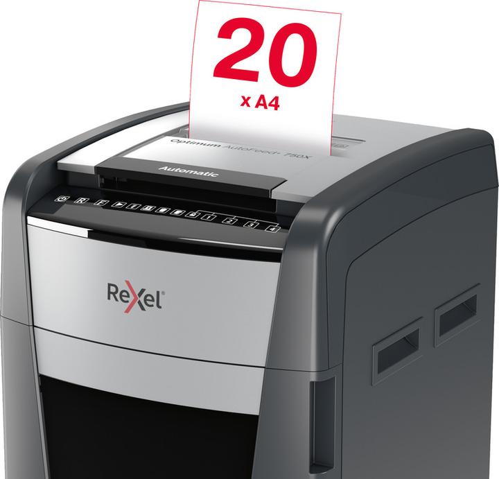 Actual product image Rexel Shredder Optimum AutoFeed+ 750X (Particle cut)