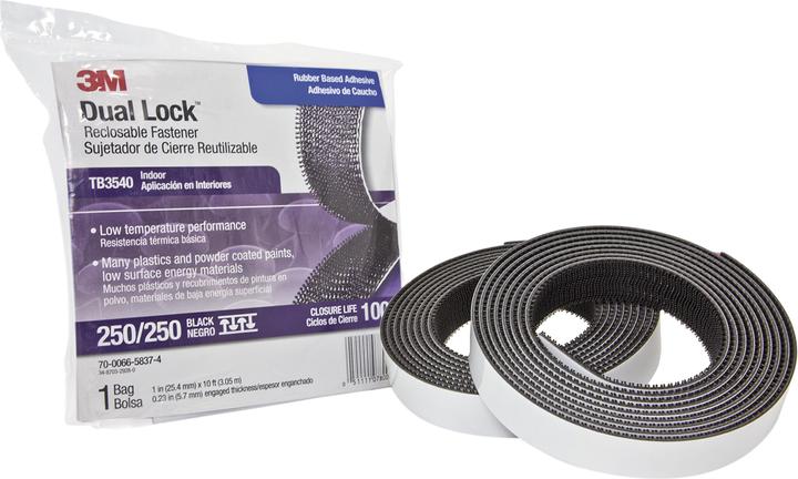 Immagine prodotto 3M Dual Lock - chiusura a pressione flessibile SJ-3540, 25 mm x 45,7 m (25.40 mm)