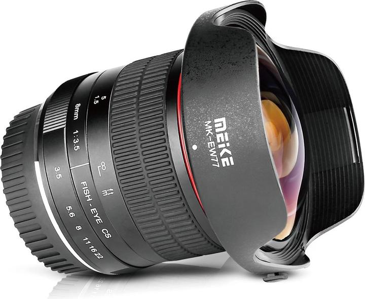 Produktbild Meike 8mm f/3.5-22 Canon EF Mount (Canon EF, APS-C / DX)