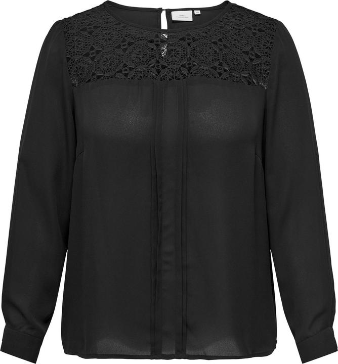 Produktbild Only Curvy Spitzen Oberteil mit langen Ärmeln (42)