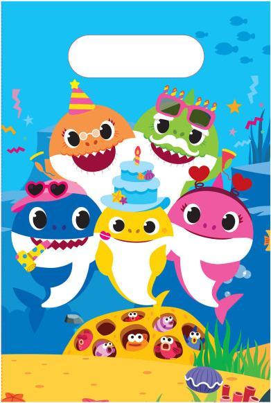 Immagine prodotto Amscan Sacchetti per la festa di compleanno di Baby Shark