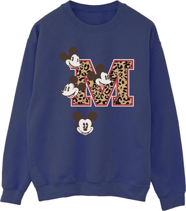 Disney Mickey Mouse M Faces Sweatshirt