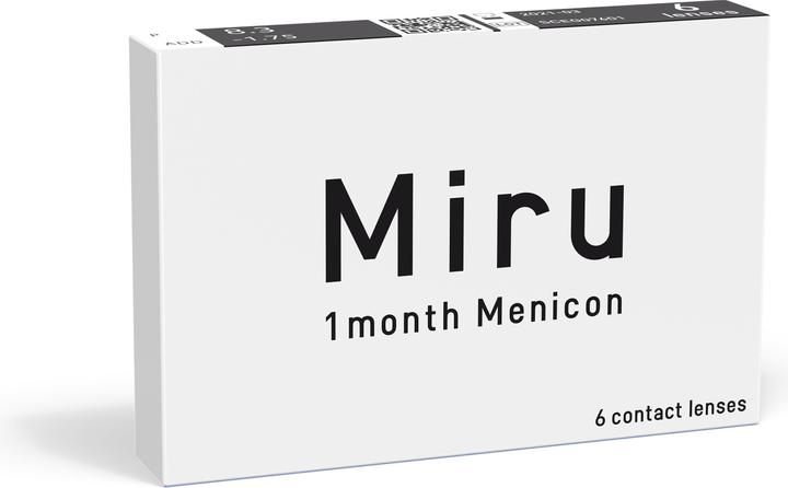 Immagine prodotto Discountlens Miru 1Month Menicon - 6 (6 Pezzo/i, Obiettivo mensile, Sferico)