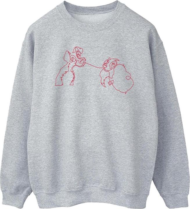 Produktbild Disney Lady And The Tramp Spaghetti Outline Sweatshirt (L)