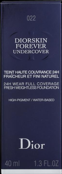Actual product image Dior Diorskin Forever Undercover 24H (#022 Cameo)