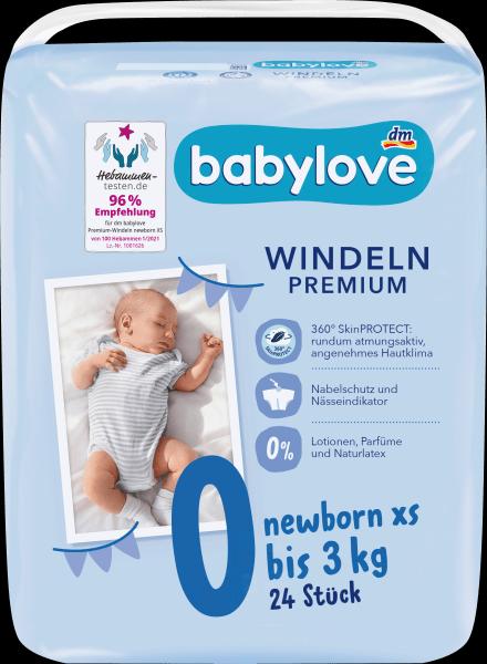 Actual product image dm babylove Premium-Windeln (Size 0, Pack, 24 Piece)