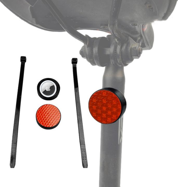 Immagine prodotto Ueli Express Porta catarifrangente AirTag per bici con scomparto segreto