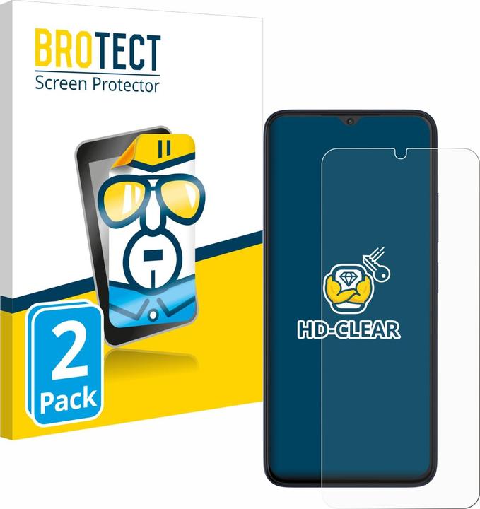 Actual product image BROTECT Screen Protector Clear (2 Piece, Wiko T20)