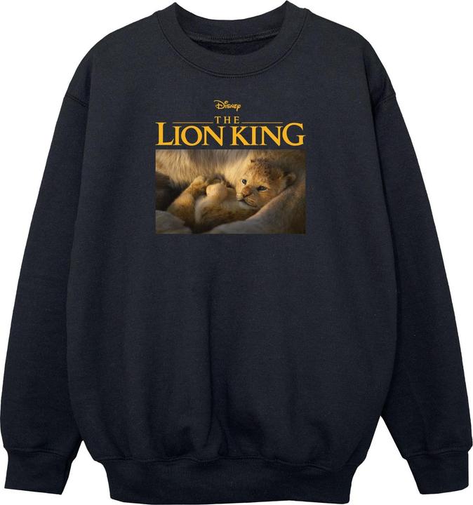 Actual product image Disney Girls The Lion King Movie Baby Simba Photo Sweatshirt (152, 158)