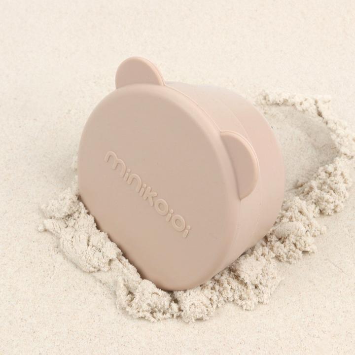 Produktbild Minikoioi Mini Silikon Schalen Deckel, 2 Stk., Beige / Puder Grau