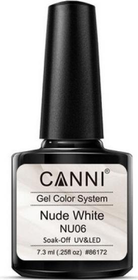 Produktbild Nagellack24 Gellack Nude White NU06 UV/LED (Nude White, Gel-Effekt Nagellack)