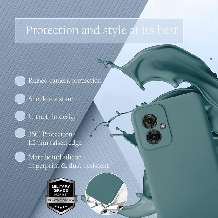 Image du produit Cadorabo Coque pour Motorola Moto G55 TPU Liquid Silicone Case (Motorola Moto C)