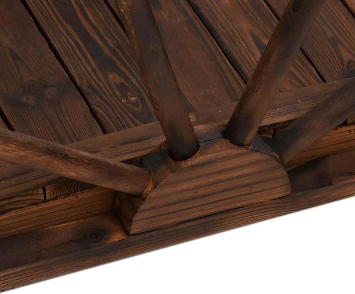 Immagine prodotto VidaXL Ponte da giardino con ruota 99x50x38 cm in legno di abete massiccio